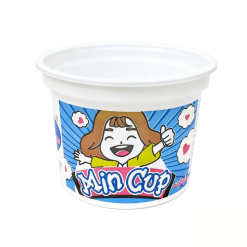Mini Disposable PP Plastic Ice Cream / Noddle Cup With Customized Printing