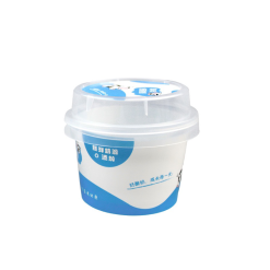 New PP Plastic Yogurt Cup With Customized Printing