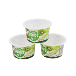PP Plastic Ice Cream Yogurt Cup With Customized Printing