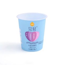 120ml PP Plastic Yogurt Cup With Customized Printing