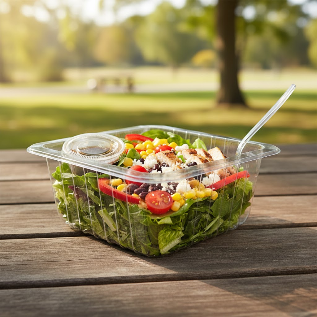 Refrigerator&Microwave-Safe PP Disposable Sqaure Bowl - Image 6