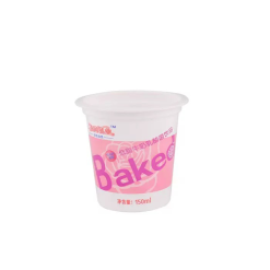 PP Plastic Ice Cream Cup Yogurt Cup With Customized Printing