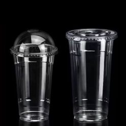 Ø107mm PET Disposable Large Capacity Cup — Transparent Cups for Bubble Tea, Ice Cream, and Coffee