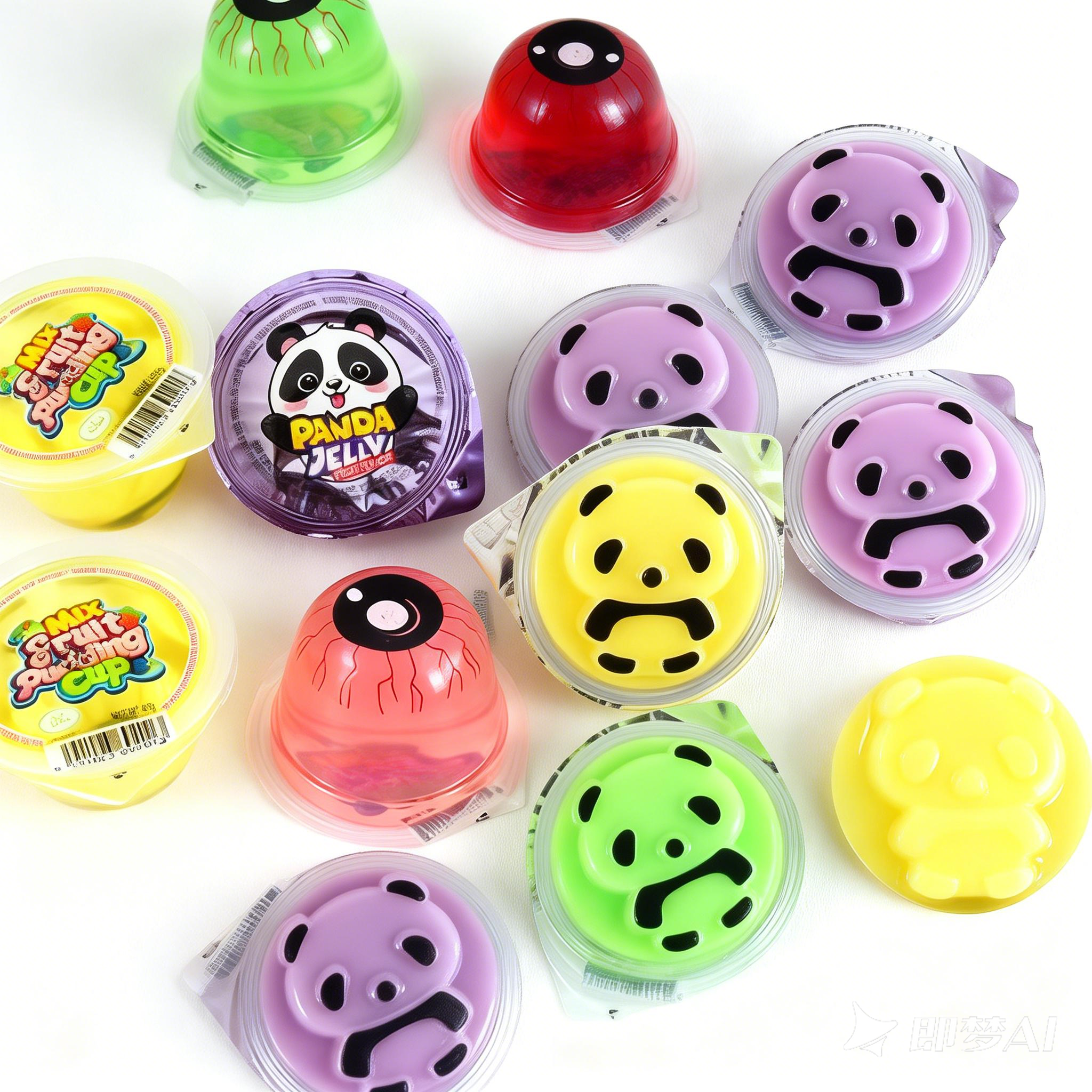 Custom Panda Pudding / Jelly Cup - Image 2