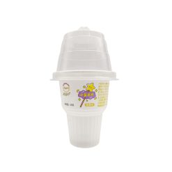 Mini Disposable PP Plastic Torch Ice Cream With Customized Printing