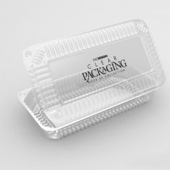 Plastic Rectangle Takeout Box With Custom Printing