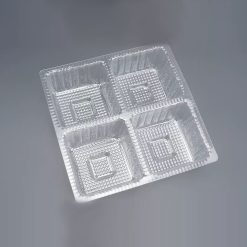 Blister-molded Custom Plastic 4 Box Tray