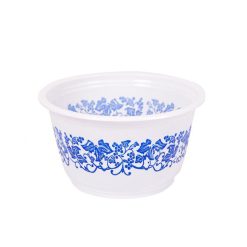 Plastic Blue and White Porcelain Disposable Bowl&Cup