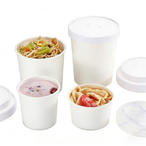 Paper White Soup Container Wholesale